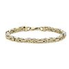 Bracelets | Blue Nile 8" Byzantine Chain Bracelet In 14K Yellow Gold (5.25 Mm)