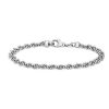 Bracelets | Blue Nile 7.5" Garland Bead Bracelet In 14K White Gold (3 Mm)