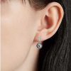 Earrings | Blue Nile Tahitian Cultured Pearl Diamond Drop Earrings In 18K White Gold (9.5Mm)