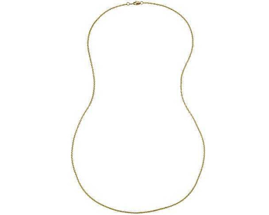 Necklaces | Blue Nile 16" Cable Chain In 14K Yellow Gold (1.15Mm)