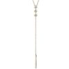 Necklaces | Blue Nile Diamond Kite "Y" Necklace In 14K Yellow Gold (1/16 Ct. Tw.)