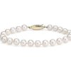 Bracelets | Blue Nile 7" Freshwater Cultured Pearl Bracelet In 14K Yellow Gold (6-6.5Mm)