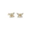 Earrings | Blue Nile Diamond Butterfly Earrings In 14K Yellow Gold (1/5 Ct. Tw.)