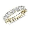 Women'S Rings | Blue Nile Radiant Cut Diamond Eternity Ring In 14K Yellow Gold (5 Ct. Tw.)