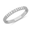 Women'S Rings | Blue Nile Stackable Vertical Mirrors Ring In Platinum (2Mm)