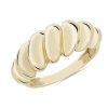 Rings | Blue Nile Twisted Dome Ring In 14K Italian Yellow Gold