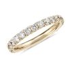 Women'S Rings | Blue Nile French Pav Diamond Eternity Ring In 14K Yellow Gold (1 Ct. Tw.)