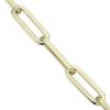 Bracelets | Blue Nile 7.5" Paperclip Links Bracelet In 14K Italian Yellow Gold (5.3 Mm)