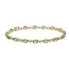 Bracelets | Blue Nile Peridot And Sky Blue Topaz Bracelet In 14K Yellow Gold