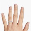 Women'S Rings | Blue Nile Riviera Pav Diamond Eternity Ring In Platinum (2 Ct. Tw.)