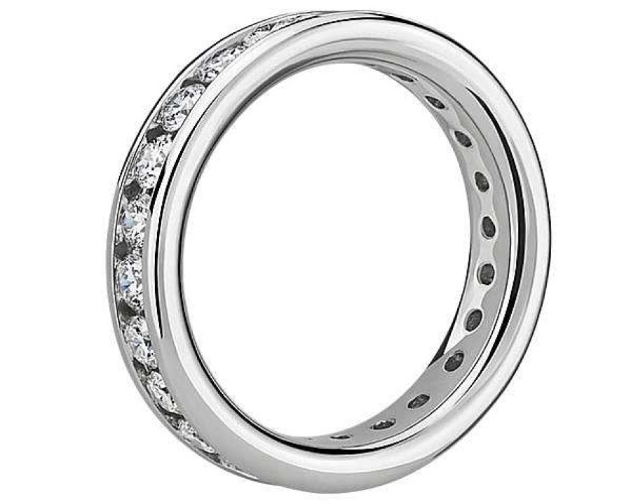 Women'S Rings | Blue Nile Channel Set Diamond Eternity Ring In 14K White Gold (1 1/2 Ct. Tw.)