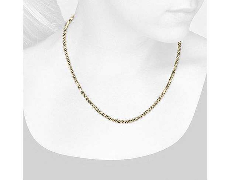 Necklaces | Blue Nile 20" Wheat Chain Necklace In 14K Yellow Gold (4.3 Mm)