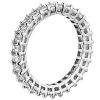 Rings | Blue Nile Emerald Cut Eternity Ring In Platinum (2 Ct. Tw.)