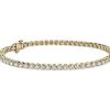 Bracelets | Blue Nile Diamond Tennis Bracelet In 18K Yellow Gold (3 Ct. Tw.)