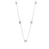 Necklaces | Blue Nile Petite Fancy Diamond Necklace In 14K White Gold (1/2 Ct. Tw.)