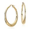 Earrings | Blue Nile Bold Hoop Earrings In 14K Italian Yellow Gold (42 Mm)