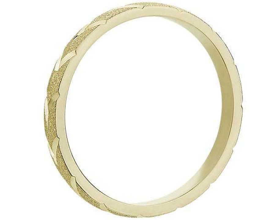 Women'S Rings | Blue Nile Swiss Cut Stackable Ring In 14K Yellow Gold (2Mm)