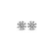 Earrings | Blue Nile Diamond Floral Stud Earrings In 14K White Gold (1/6 Ct. Tw.)