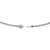 Necklaces | Blue Nile Emerald Cut Diamond Eternity Necklace In 14K White Gold (4 1/2 Ct. Tw.)