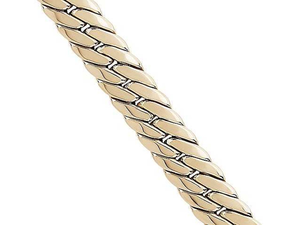 Bracelets | Blue Nile 7.5" Snake Chain Bracelet In 14K Yellow Gold (7.5 Mm)