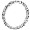 Women'S Rings | Blue Nile French Pav Diamond Eternity Ring In 14K White Gold (3/4 Ct. Tw.)