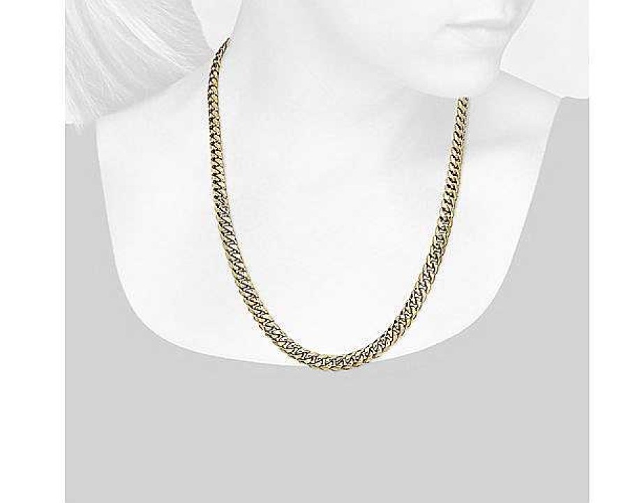 Necklaces | Blue Nile 22" Miami Cuban Chain In 14K Yellow Gold (7 Mm)