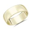 Men'S Rings | Blue Nile Skyline Comfort Fit Wedding Ring In 18K Yellow Gold (8Mm)