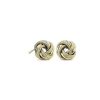 Earrings | Blue Nile Textured Love Knot Earrings In 14K Yellow Gold