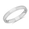 Women'S Rings | Blue Nile Skyline Comfort Fit Wedding Ring In 14K White Gold (3Mm)