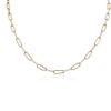 Necklaces | Blue Nile Diamond Alternating Paperclip Necklace In 14K Yellow Gold (1/2 Ct. Tw.)