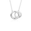 Necklaces | Blue Nile 18" Infinity Ring Necklace In Sterling Silver (1 Mm)