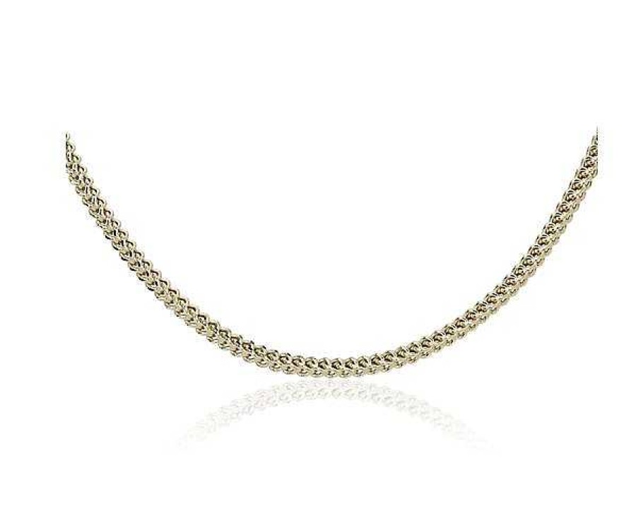 Necklaces | Blue Nile 18" Franco Chain In 14K Yellow Gold (3 Mm)