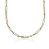 Necklaces | Blue Nile 34" Mixed Link Necklace In 18K Italian Yellow Gold