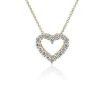 Necklaces | Blue Nile Lab Grown Diamond Heart Pendant In 14K Yellow Gold (1 Ct. Tw.)