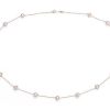 Necklaces | Blue Nile Pink Freshwater Cultured Pearl Tin Cup Stationed Necklace In 14K Rose Gold (5.5Mm)