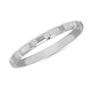 Women'S Rings | Blue Nile Vertical Bevel Stackable Stackable Ring In 18K White Gold (2Mm)