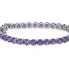 Bracelets | Blue Nile Amethyst Bracelet In Sterling Silver (5Mm)