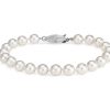 Bracelets | Blue Nile 7" Classic Akoya Cultured Pearl Bracelet In 18K White Gold (6.5-7.0Mm)