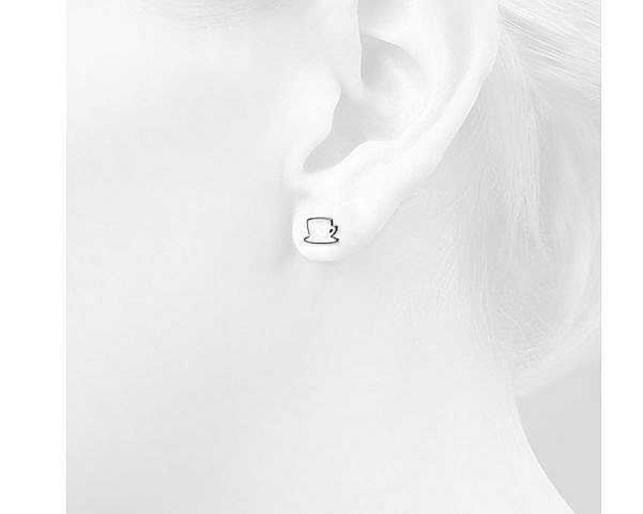 Earrings | Blue Nile Tea Time Mismatched Stud Earrings In Sterling Silver