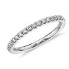 Women'S Rings | Blue Nile Riviera Pav Diamond Ring In 14K White Gold (1/4 Ct. Tw.)