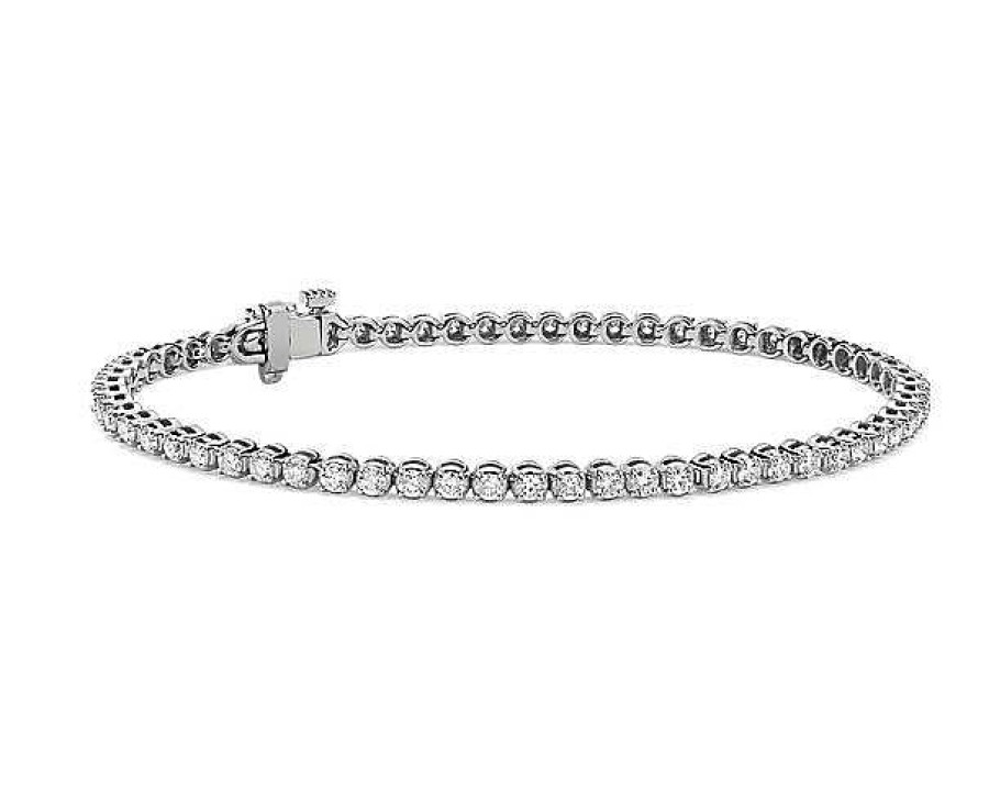 Bracelets | Blue Nile Premier Diamond Tennis Bracelet In Platinum (2 Ct. Tw.)