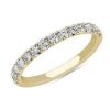 Women'S Rings | Blue Nile French Pav Diamond Ring In 14K Yellow Gold (1/2 Ct. Tw.)