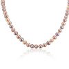 Necklaces | Blue Nile Multicolored Freshwater Cultured Pearl Strand Necklace With Sterling Silver Heart Clasp