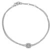 Bracelets | Blue Nile Cushion Cut Diamond Halo Bracelet In 14K White Gold (1/3 Ct. Tw.)