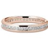 Women'S Rings | Blue Nile Channel Set Princess-Cut Diamond Eternity Ring In 14K Rose Gold (1 Ct. Tw.)