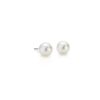 Earrings | Blue Nile Fresh Water Cultured Pearl Stud Earrings In 14K White Gold (6Mm)