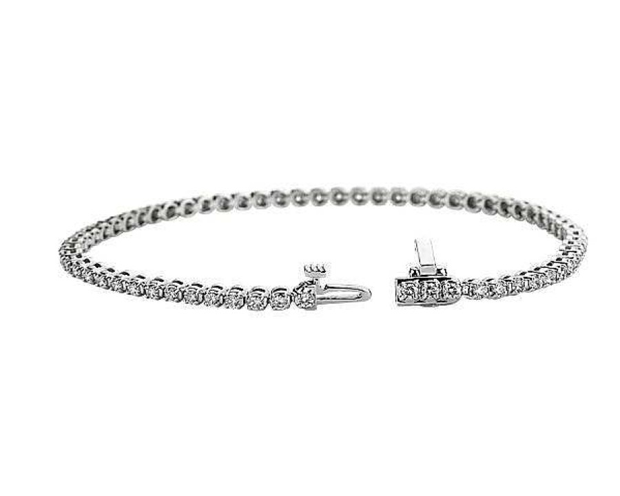 Bracelets | Blue Nile Diamond Tennis Bracelet In 14K White Gold (2 Ct. Tw.)