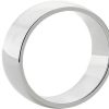 Men'S Rings | Blue Nile Low Dome Comfort Fit Wedding Ring In 14K White Gold (8Mm)