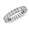 Women'S Rings | Blue Nile Emerald Cut Eternity Ring In Platinum (4 Ct. Tw.)