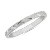 Women'S Rings | Blue Nile Swiss Cut Stackable Ring In 18K White Gold (2Mm)